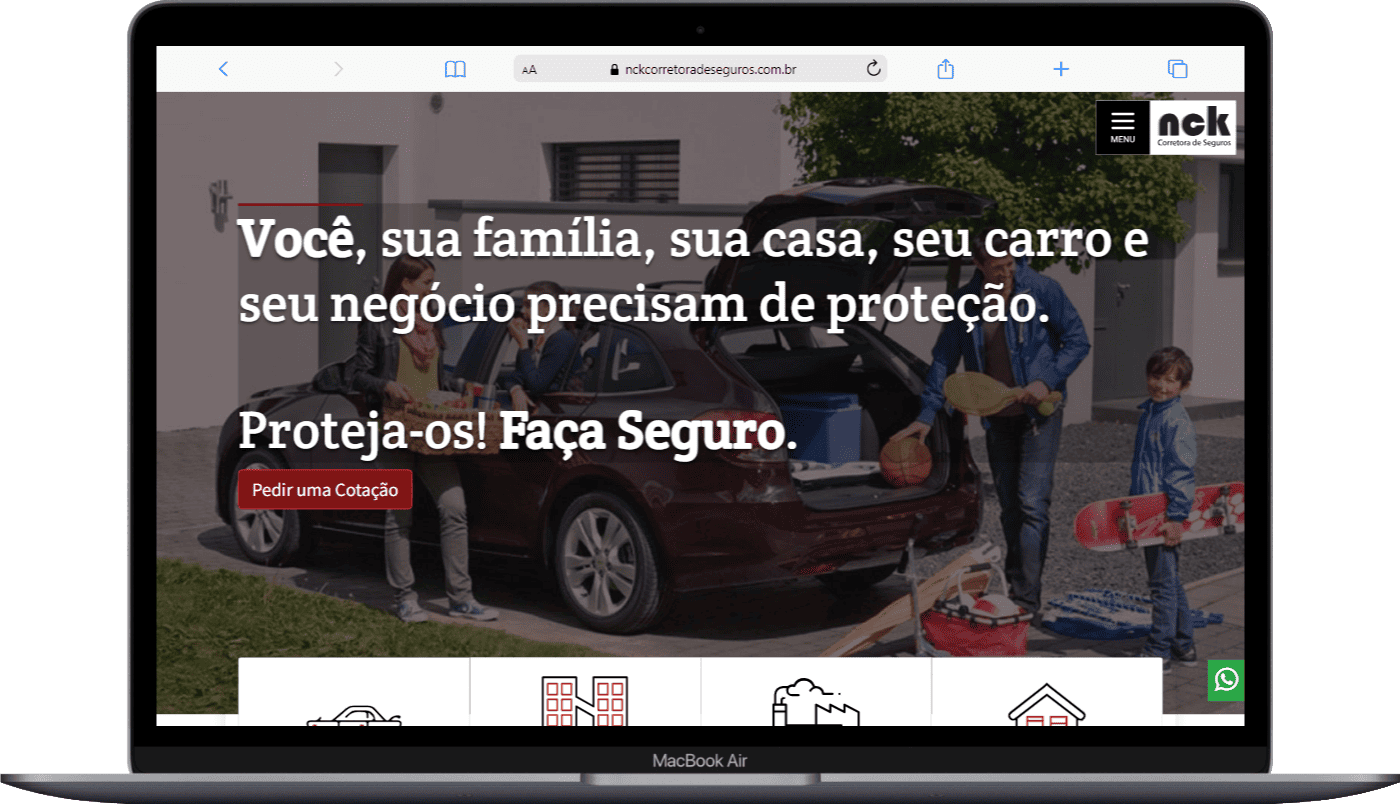 case nckcorretoradeseguros.com.br